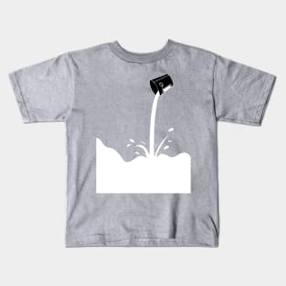 funny creative cool cute fun humor whitewasher design Kids T-Shirt